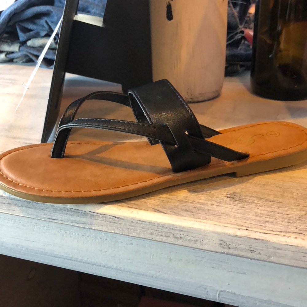 Black sandals